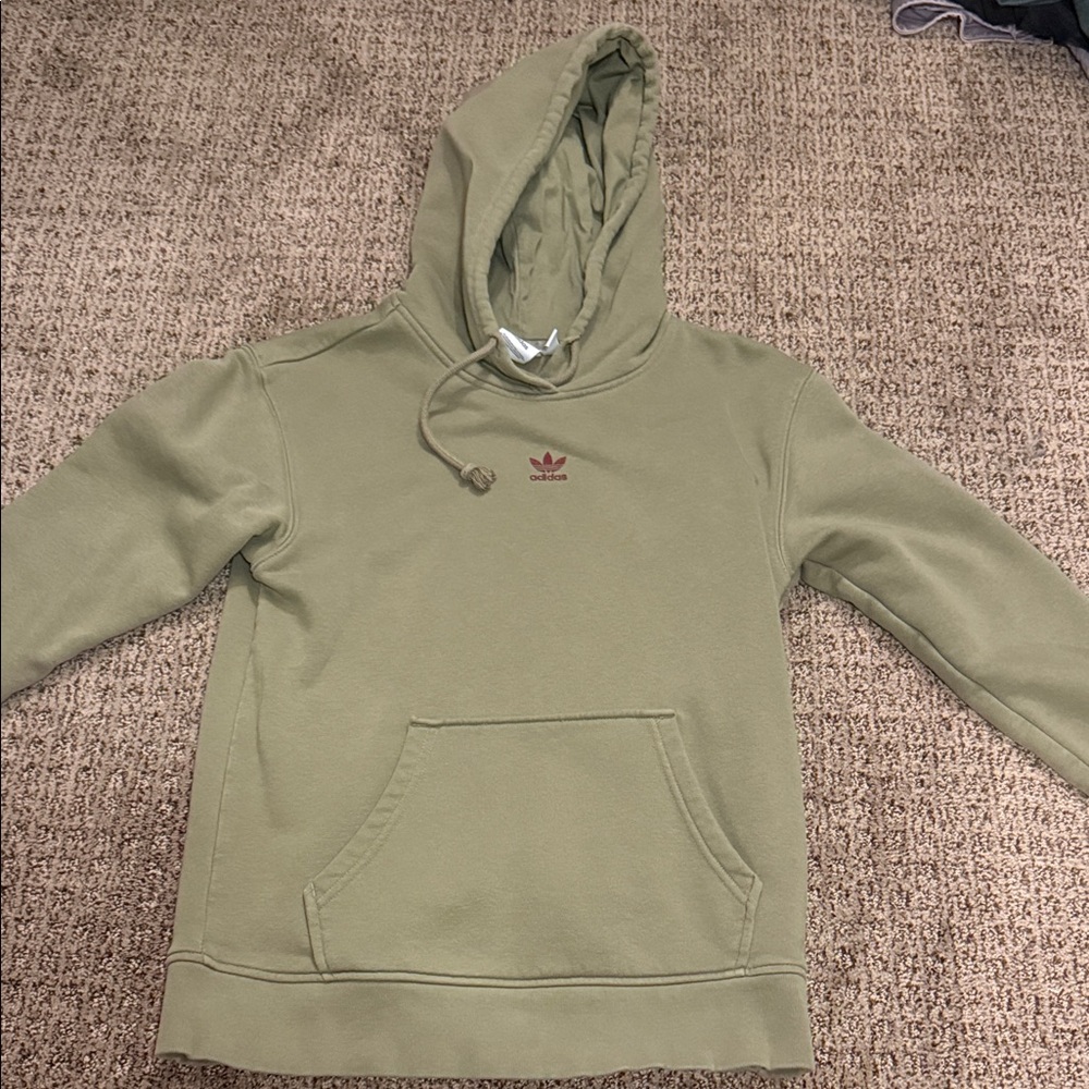 Adidas green  Hoodie Sweater